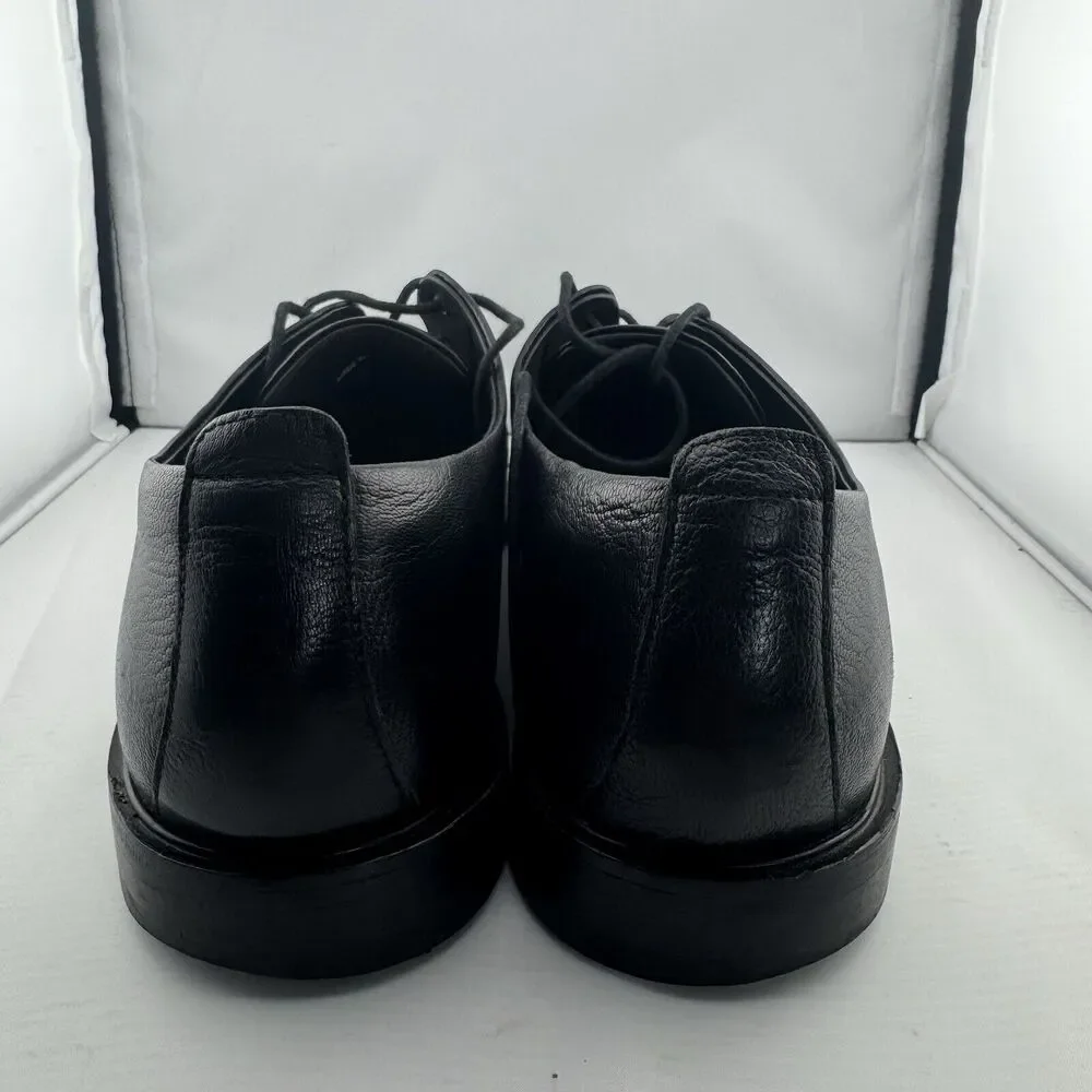Cole Haan Black Beckett Split Toe Leather 3 Eyelet Oxfords Sz-13 C06399‎ FG11